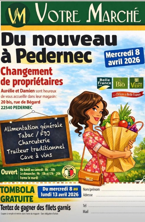 votre marché du nouveau à Pédernec